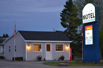 The office at Blueberry Patch Motel & Cabins