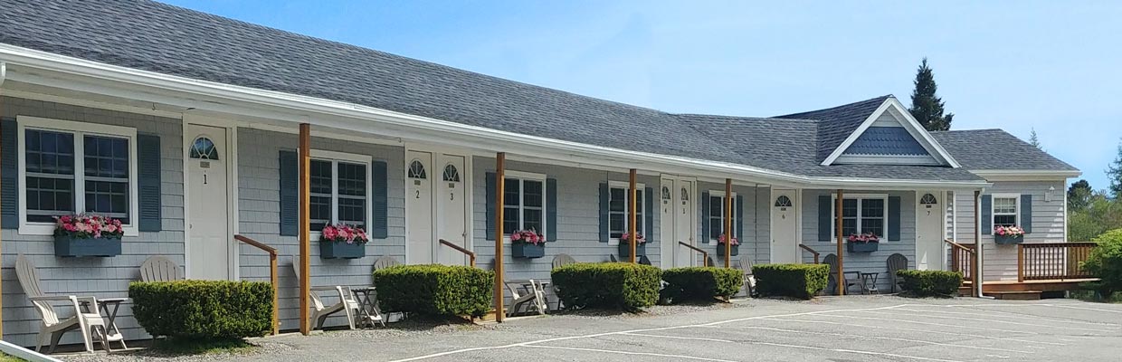 Motel rooms at Blueberry Patch